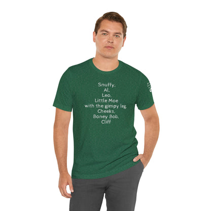 "The Smoochin' List" Unisex Jersey Short Sleeve Tee