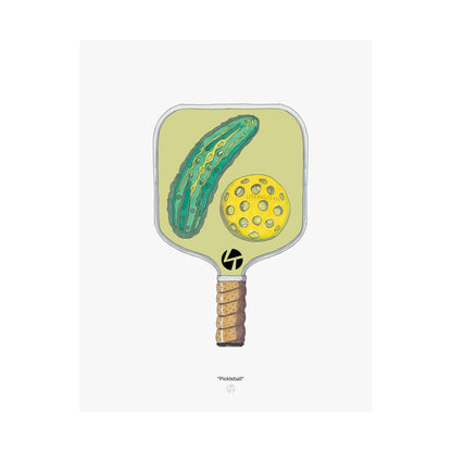 "Pickleball" Matte Vertical Posters