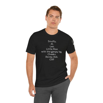 "The Smoochin' List" Unisex Jersey Short Sleeve Tee