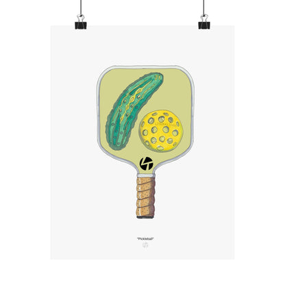 "Pickleball" Matte Vertical Posters