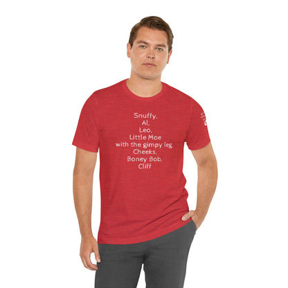 "The Smoochin' List" Unisex Jersey Short Sleeve Tee