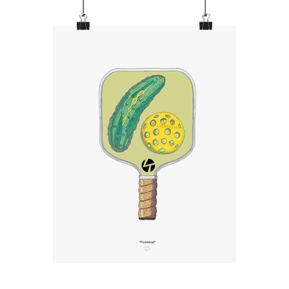 "Pickleball" Matte Vertical Posters